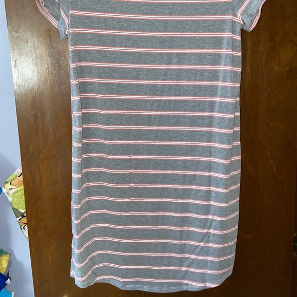 Striped T-Shirt Dress - Picture 4 of 5
